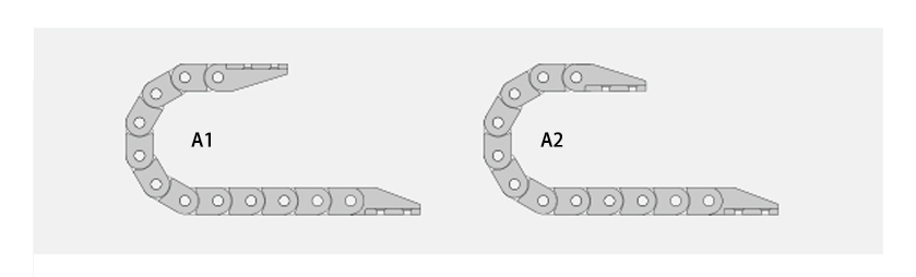 微型10系列拖链可选配的接头要装方式